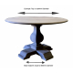Walnut Jacob Pedestal - with top - sanded 