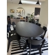 Pebble shaped Tops Ash Wirth Black stained lacquer -  Bullnose edge  