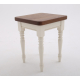 Farmhouse Style Stool - Shown with Pencil Round profile + 30mm Corners