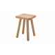 Simple Stool Made To Order - Shown in Ash with 50mm Radius Corners & Bullnose edge profile