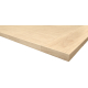 	Cleated ends - decorative end boards of wood running the opposite way of the table -