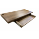 Walnut Desk top - Satin Lacquer  - keyboard tray 