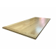 Oak Top - Cleated ends  - satin lacquer 