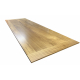 Iroko Top - cleated ends - satin lacquer 