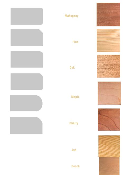 Rectangular Wood Worktops and table tops cut to size, made to measure